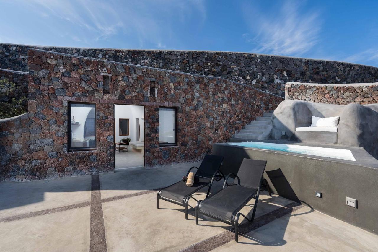 Luxe Efis Home Sea View 4 Villas & 4 Prive Jacuzzi Imerovigli  Bagian luar foto