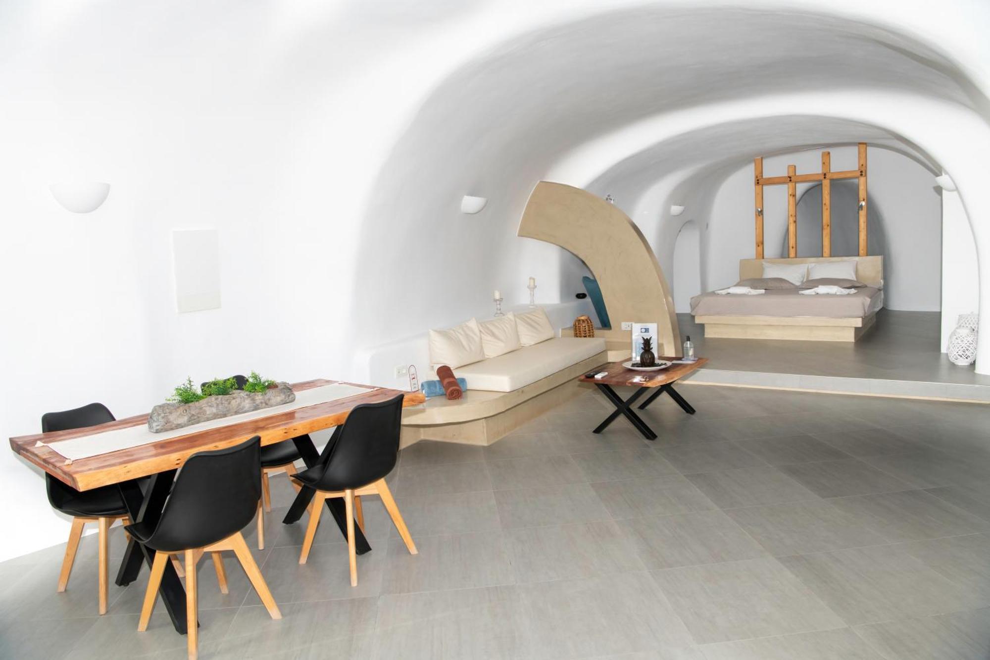Luxe Efis Home Sea View 4 Villas & 4 Prive Jacuzzi Imerovigli  Bagian luar foto